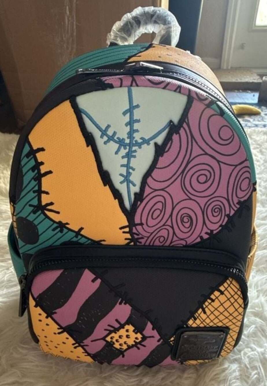 Loungefly Disney The Nightmare Before Christmas Sally Patchwork Mini Backpack